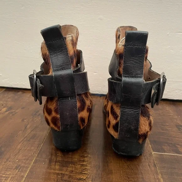 Vivienne Westwood Anglomania leopard skin calf skin ankle boots Size EU 36 US 6 - Picture 6 of 9